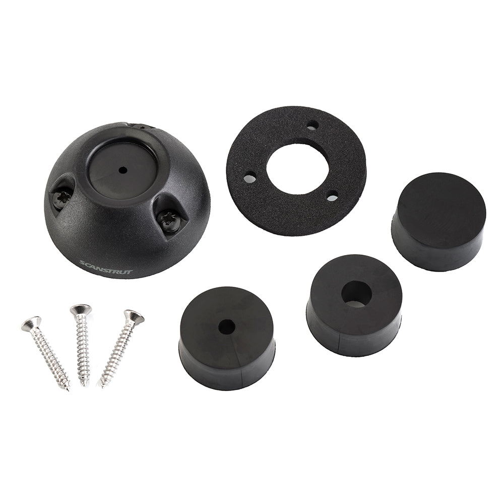 Scanstrut DS16-P-BLK Vertical Cable Seal - Black waterproof cable management for boats and marine applications