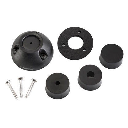 Scanstrut DS16-P-BLK Vertical Cable Seal - Black waterproof cable management for boats and marine applications