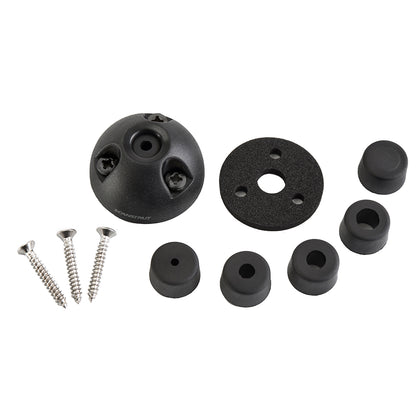 Scanstrut DS6-P-BLK Vertical Cable Seal - Black Waterproof Cable Gland for Marine Antennas and Navigation Lights