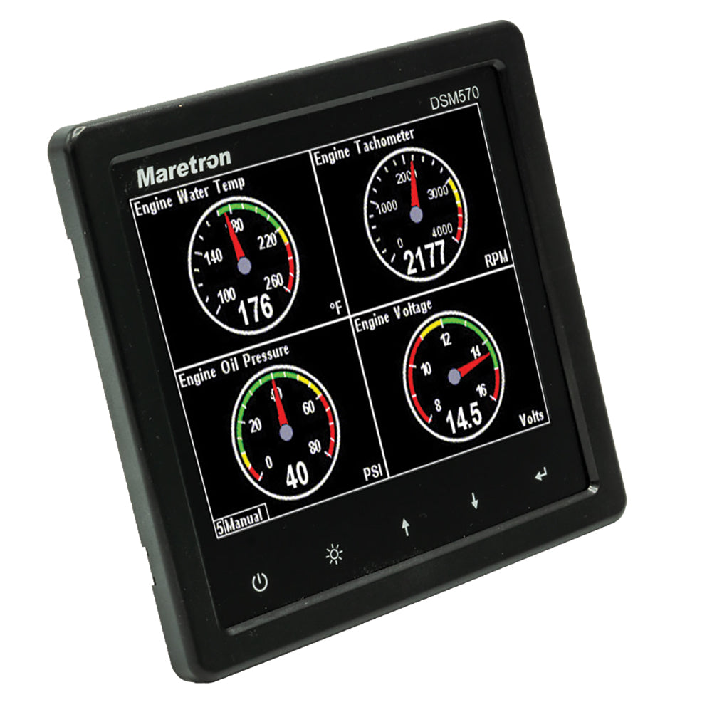 Maretron DSM570 5.7-inch High-Resolution Color Display with Black Enclosure