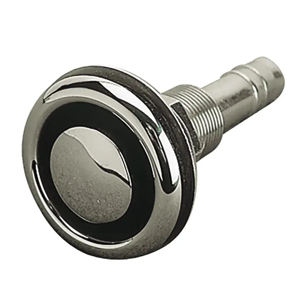 Sea-Dog Stainless Steel Flush Mount Gas Tank Vent with 5/8" Hose - Straight by Sea-Dog