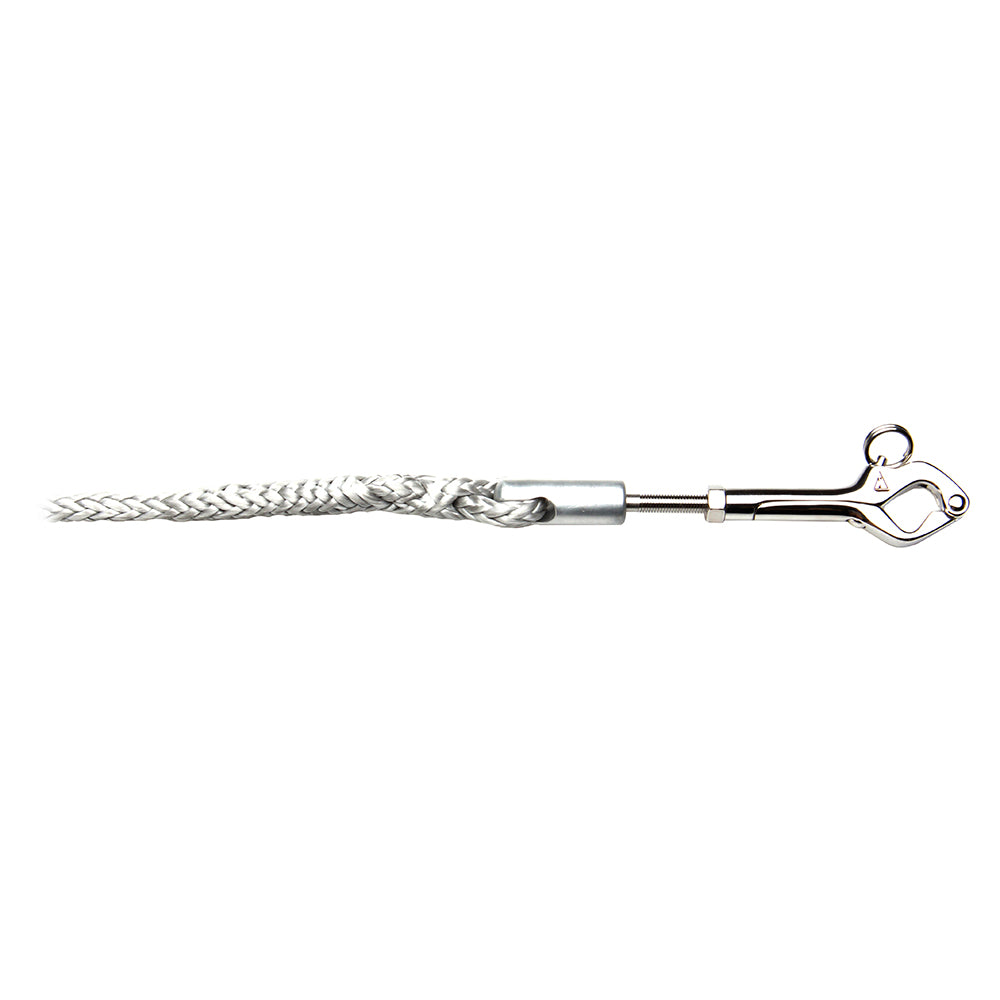 C. Sherman Johnson Mini Gate Hook with Splice Eye – Lightweight Dyneema Line Fitting for Marine Rigging