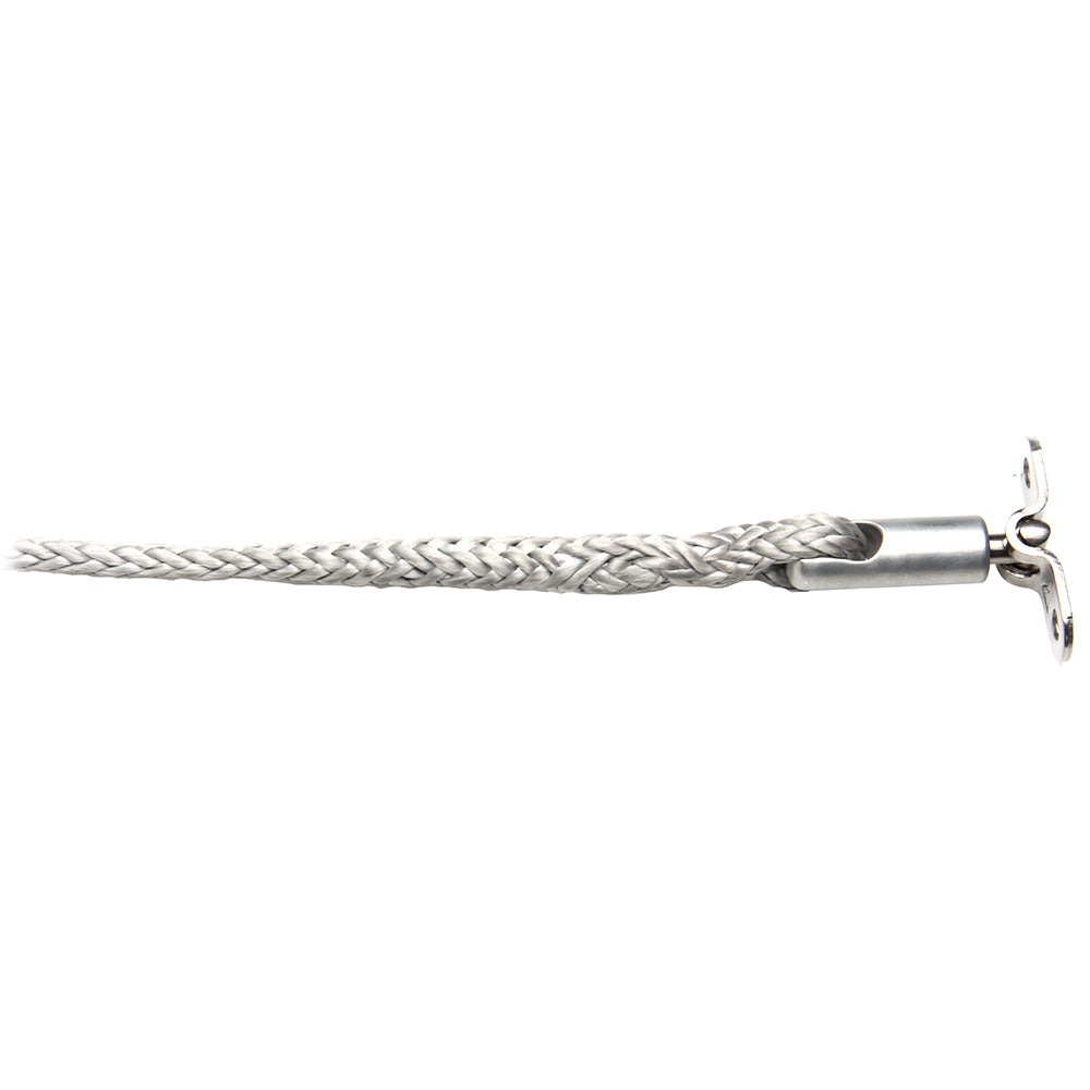 C. Sherman Johnson Deck Terminal with Splice Eye – Marine Rigging Fittings for Dyneema Lines