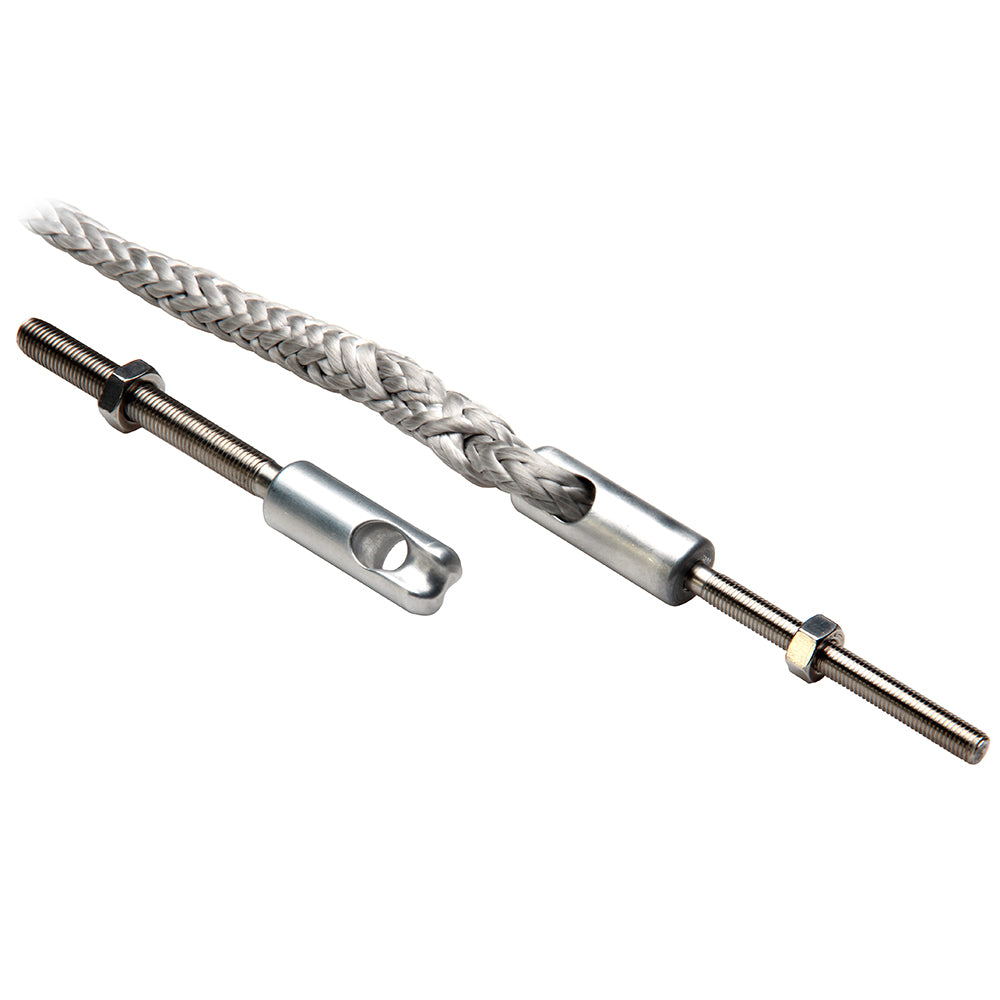 C. Sherman Johnson Splice Eye with Threaded Stud 5/16"-24 x 2-1/2" RH for Dyneema Line Splicing