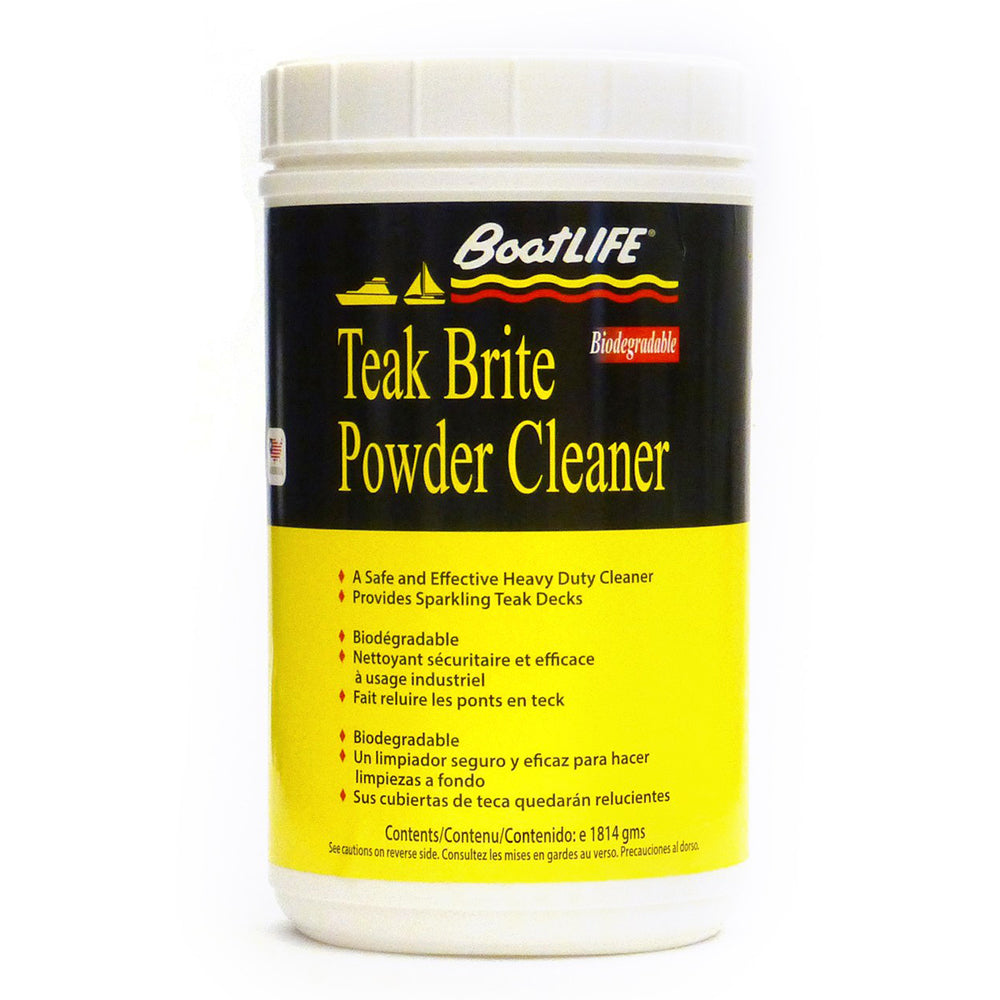 BoatLIFE Teak Brite Powder Cleaner Jumbo 64oz for Teak Decks and Furniture