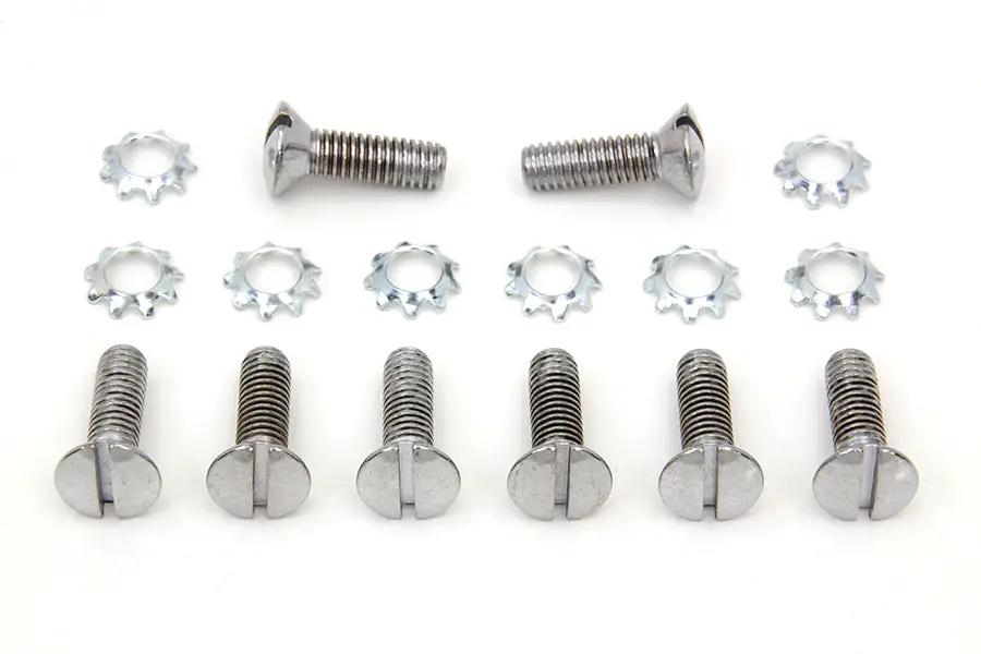 Colony Chrome Tappet Block Screw for Harley Davidson WL Models by Colony