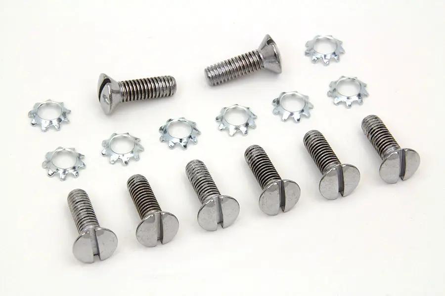 Colony Chrome Tappet Block Screw for Harley Davidson WL Models by Colony