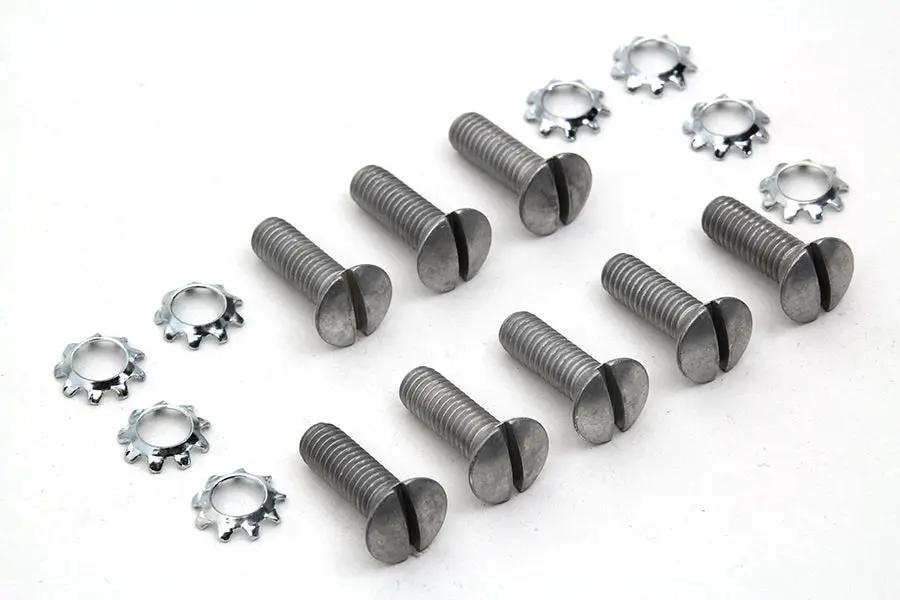 Colony Cadmium Tappet Block Screw Kit for Harley Davidson WL Models by Colony