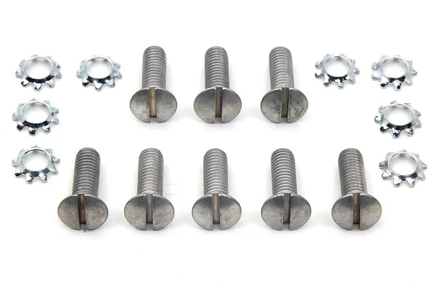 Colony Cadmium Tappet Block Screw Kit for Harley Davidson WL Models by Colony