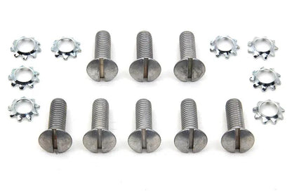 Colony Cadmium Tappet Block Screw Kit for Harley Davidson WL Models by Colony