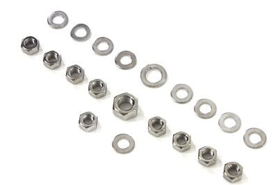 V-Twin Chrome Transmission Side Cover Kit for Harley Davidson EL and UL Models (1936-1941)