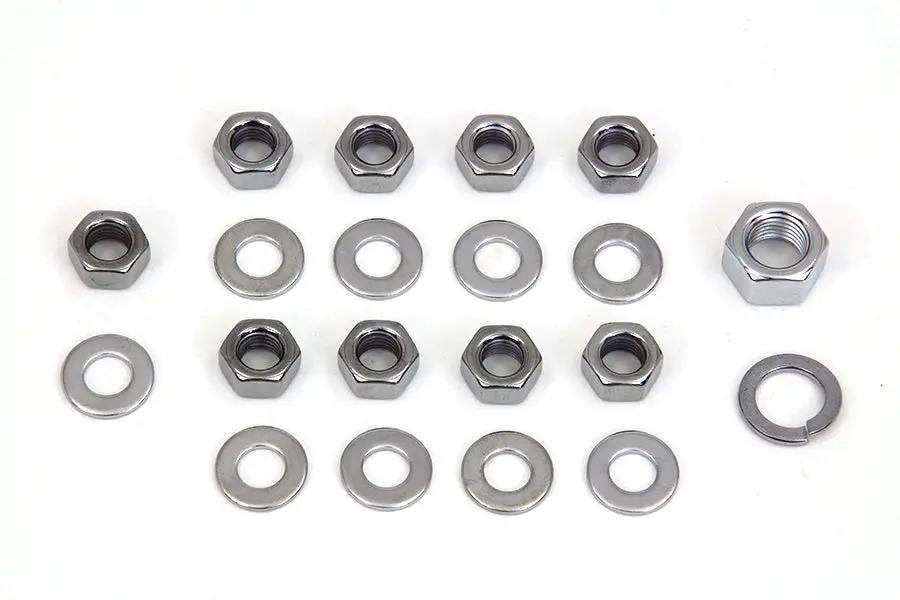 Colony Chrome Transmission Side Cover Kit for Harley Davidson EL & UL Models by Colony