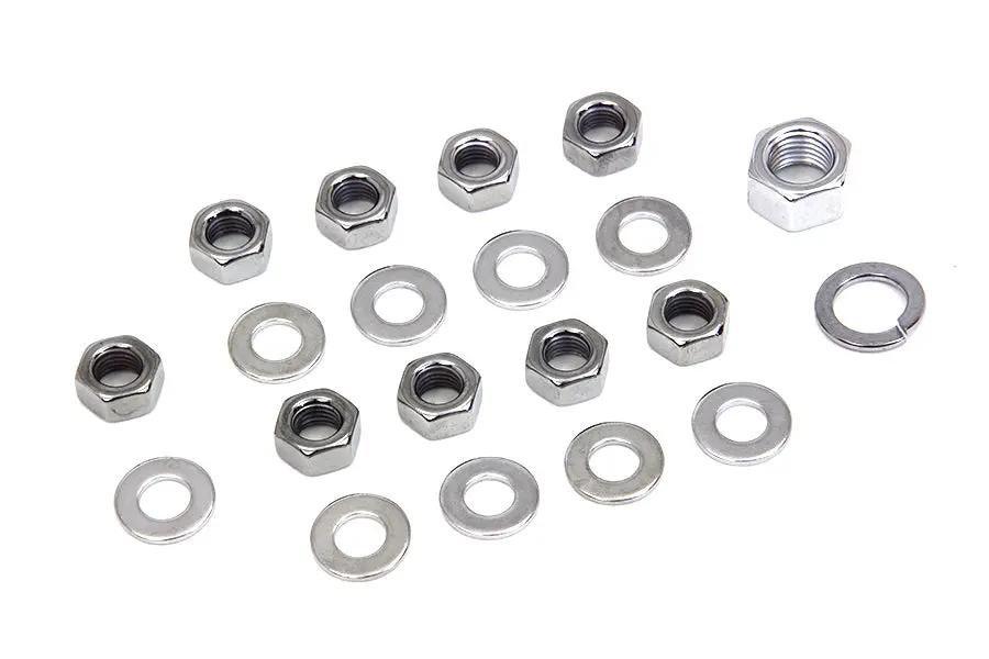 Colony Chrome Transmission Side Cover Kit for Harley Davidson EL & UL Models by Colony