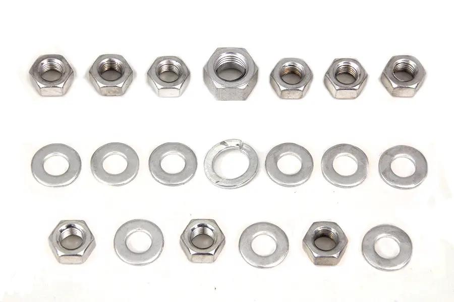 Colony Cadmium Transmission Side Cover Kit for Harley Davidson EL and FL Models by Colony
