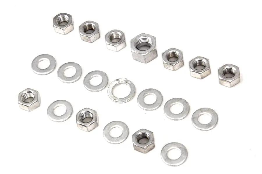 Colony Cadmium Transmission Side Cover Kit for Harley Davidson EL and FL Models by Colony