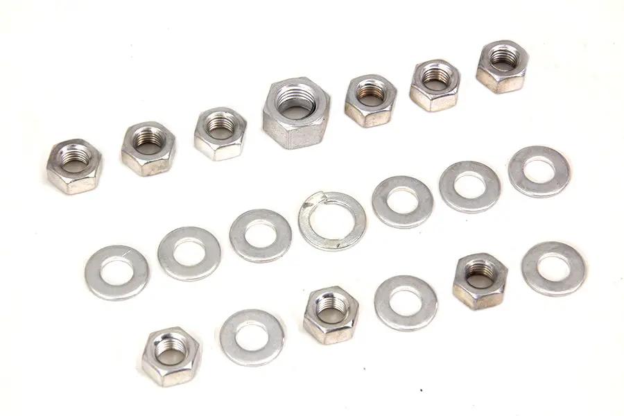 Colony Cadmium Transmission Side Cover Kit for Harley Davidson EL and FL Models by Colony