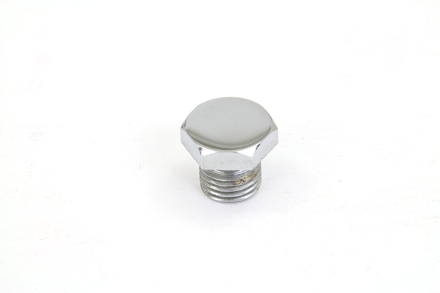 Colony Chrome Motor Case Drain and Oil Pump Body Plug for Harley Davidson FX (1971-1980)