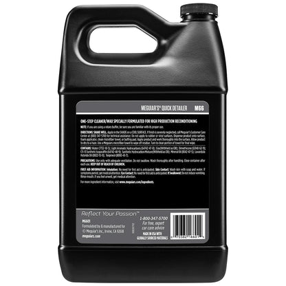 Meguiar's Mirror Glaze Quick Detailer 1 Gallon Case for Professional Car Care
