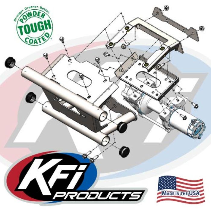 KFI Polaris RS1 Winch Mount Bump - Part Number 101545 by KFI
