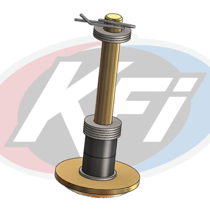 KFI PLOW SKID KIT SINGLE - Part Number 105490 for Heavy-Duty Snow Plowing