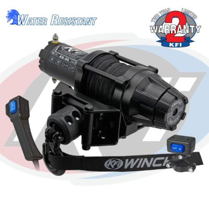 KFI Assault Series 3500 lb Winch with Synthetic Cable - Part Number AS-35