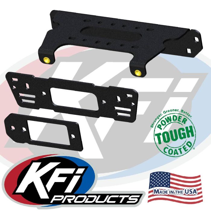 KFI Winch Mount Kit for Polaris Ranger and Gravely Models - Part Number 101345