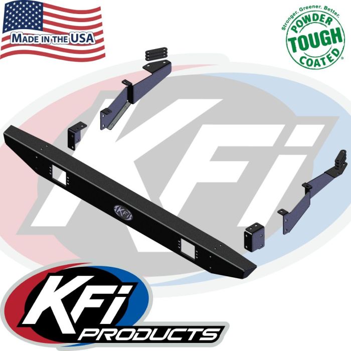 KFI Rear Formed Bumper for Honda Pioneer 1000-3 - Durable Off-Road Protection