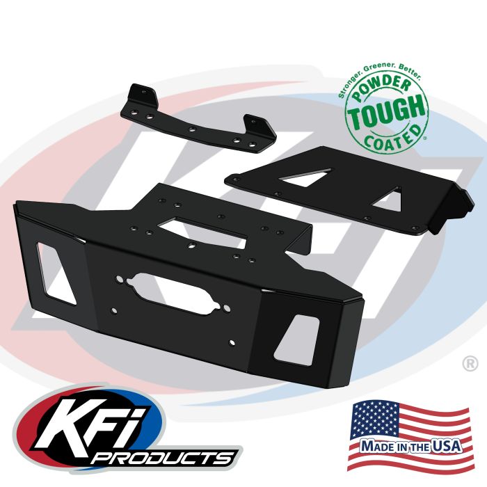 KFI Winch Mount for Polaris RZR XP 1000 - Part Number 102100