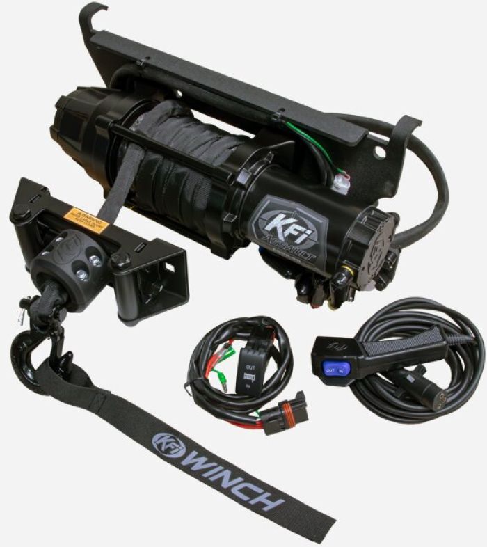 KFI Winch Assault Series 5000 lb Winch for Polaris Ranger - Part ASPR-50