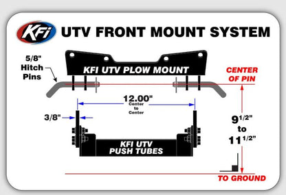 KFI UTV Plow Mount for Linhai 700 - Heavy-Duty Snow Plow Attachment