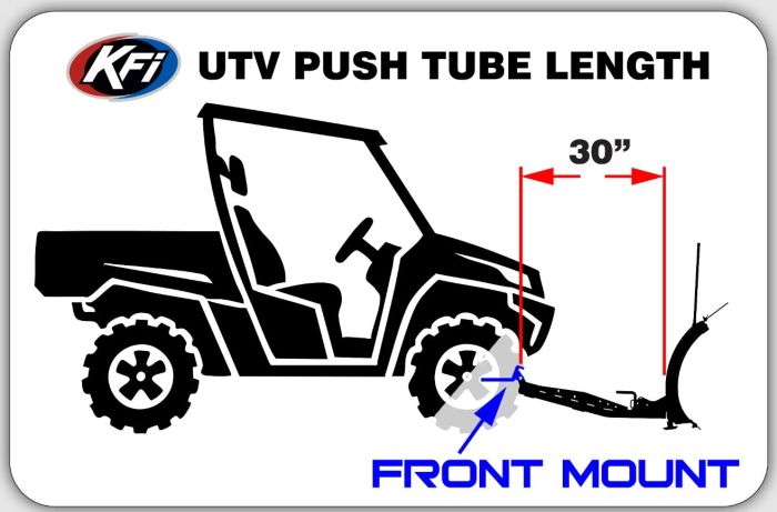 KFI Plow Mount for Axis X550 and X750 / Hisun Stryker 550X - Reliable Tractor Accessory
