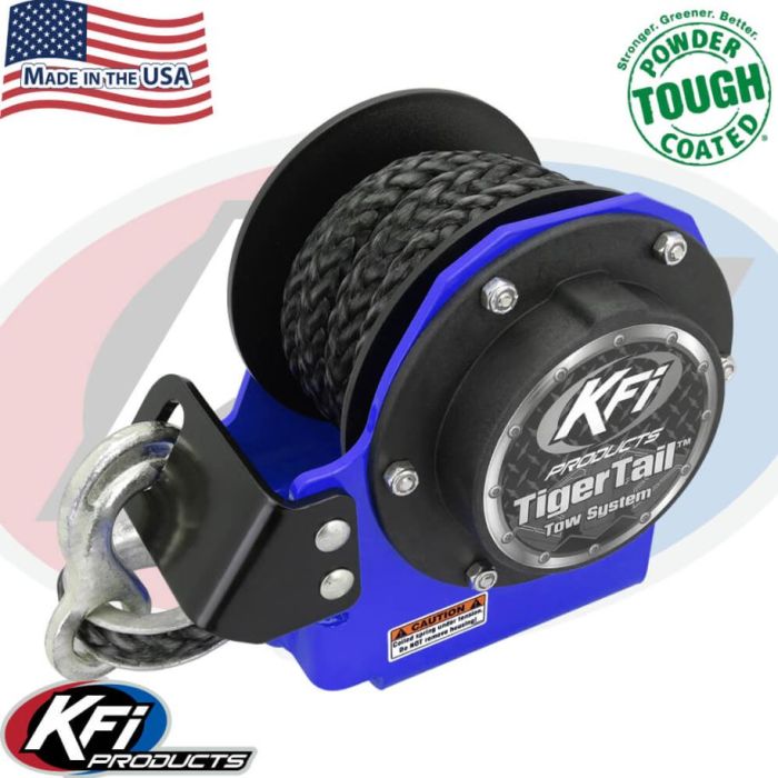 KFI Tigertail Blue - Part Number 101120-BL