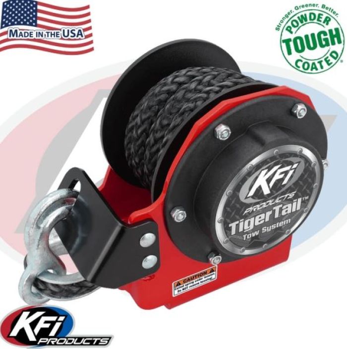 KFI Tigertail-Red Part 101120-RD - Durable Heavy-Duty Equipment Accessory