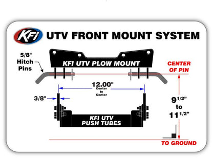KFI Plow Mount Seasonal Bracket for Defender HD11 - Part Number 106750