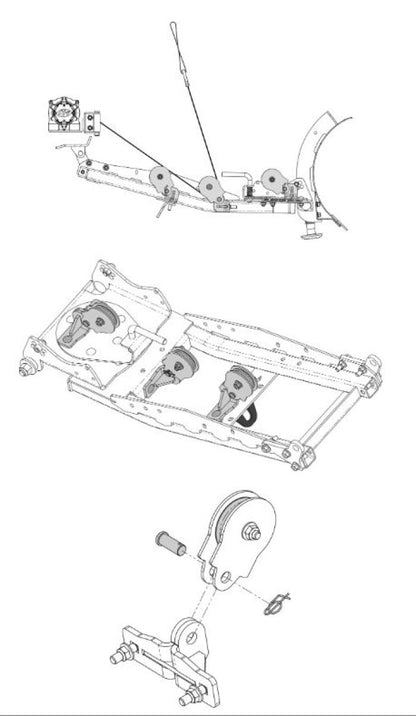 KFI Quick Plow Pulley - Synthetic Part 106745 for Heavy Equipment