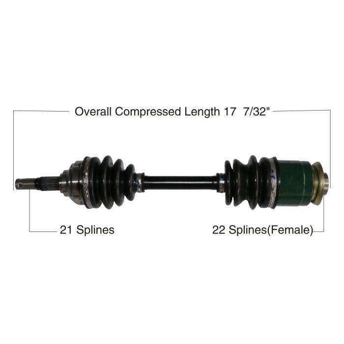 TYTANEUM OE Replacement CV Axle for Arctic Cat Rear Left and Right – Part Number 813-0002