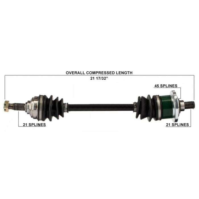 TYTANEUM OE Replacement CV Axle for Arctic Cat Front Left - Part Number 813-0005