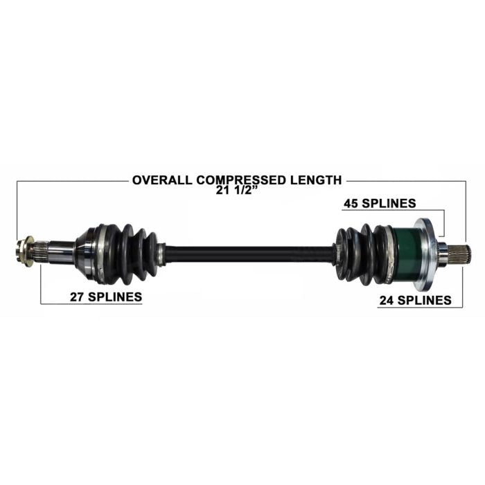 TYTANEUM OE Replacement CV Axle for Arctic Cat Front Left | Part 813-0006