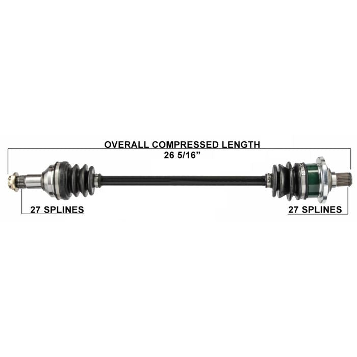 TYTANEUM OE Replacement CV Axle for Arctic Cat Rear Left and Right - Part Number 813-0014