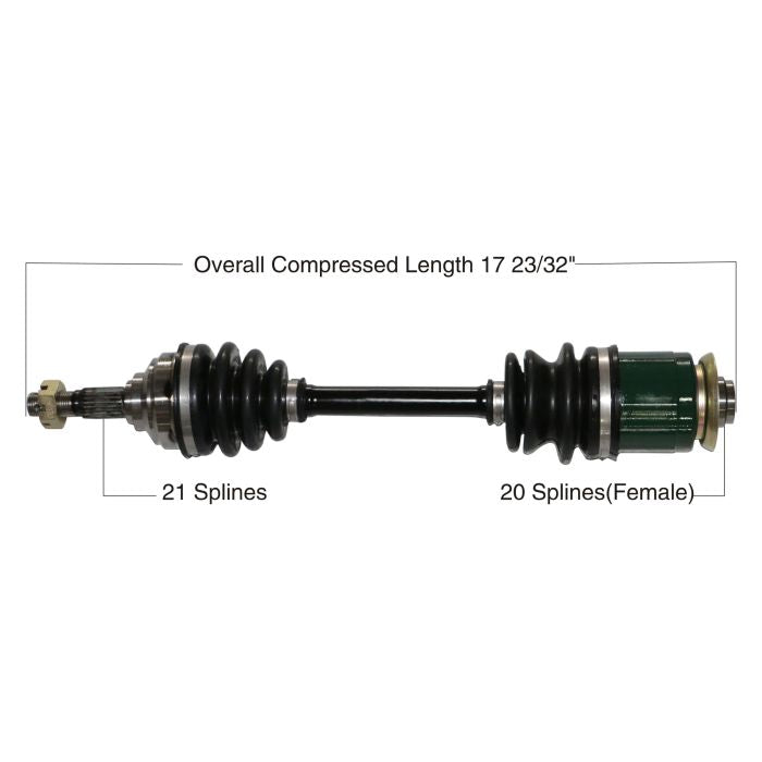 TYTANEUM 813-0019 OE Replacement Front Right CV Axle for Arctic Cat