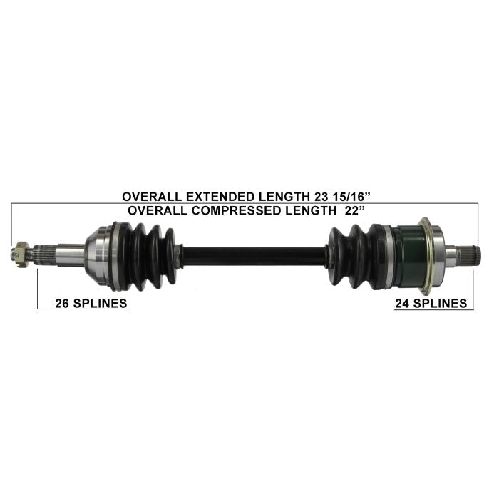 TYTANEUM OE Replacement CV Axle for Can-Am Rear Left - Part Number 813-0026