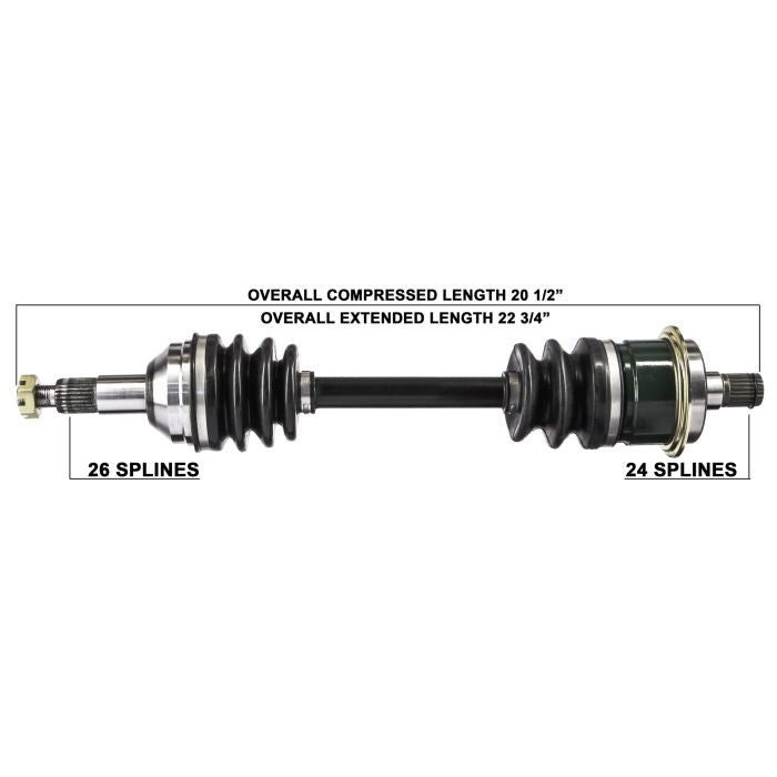 TYTANEUM 813-0027 OE Replacement Rear Right CV Axle for Can-Am