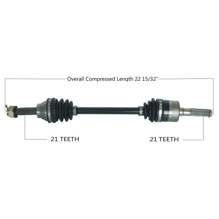 TYTANEUM 813-0038 OE Replacement Front Right CV Axle for Can-Am