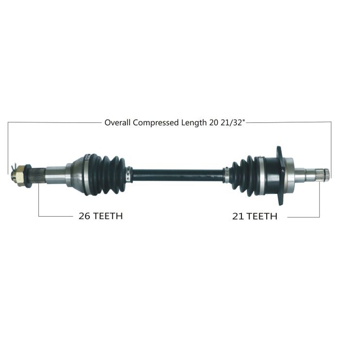 TYTANEUM OE Replacement CV Axle for Can-Am Front Left – Part Number 813-0040