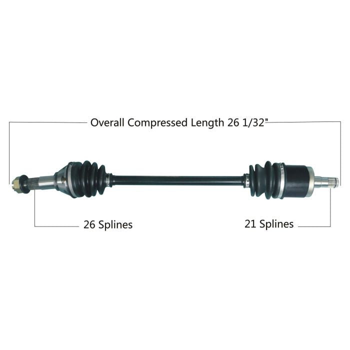 TYTANEUM OE Replacement CV Axle for Can-Am Front Left - Part 813-0043
