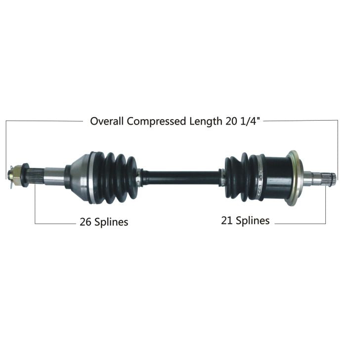 TYTANEUM OE Replacement CV Axle for Can-Am Front Left – Model 813-0045