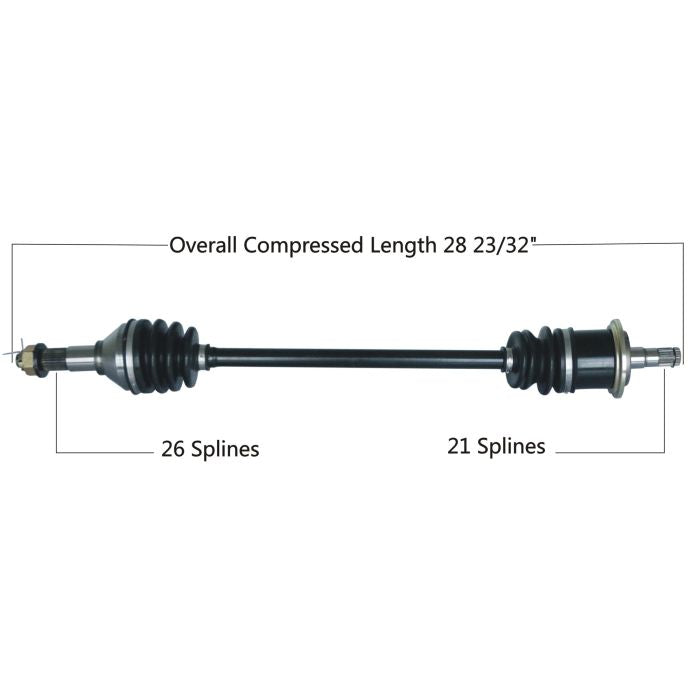 TYTANEUM OE Replacement Front Left CV Axle for Can-Am – Part 813-0046