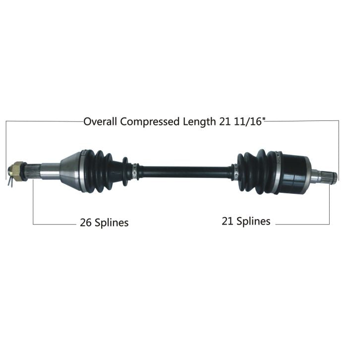 TYTANEUM OE Replacement CV Axle for Can-Am Rear Left - Part Number 813-0047
