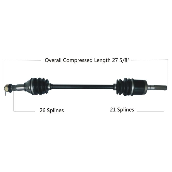 TYTANEUM OE Replacement Front Right CV Axle for Can-Am – Part Number 813-0052