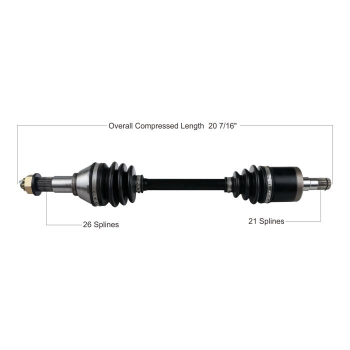 TYTANEUM OE Replacement CV Axle for Can-Am Front Left - Part 813-0054